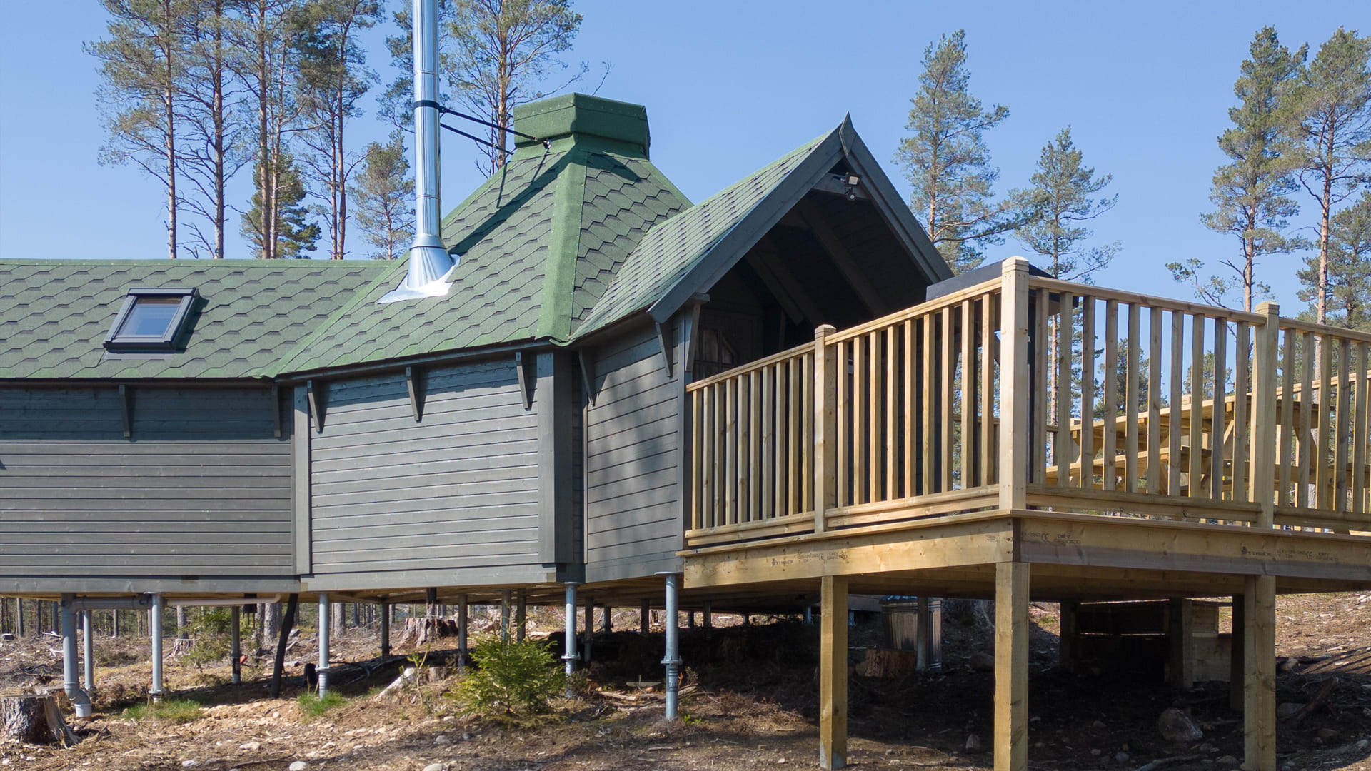 birch bothy exterior