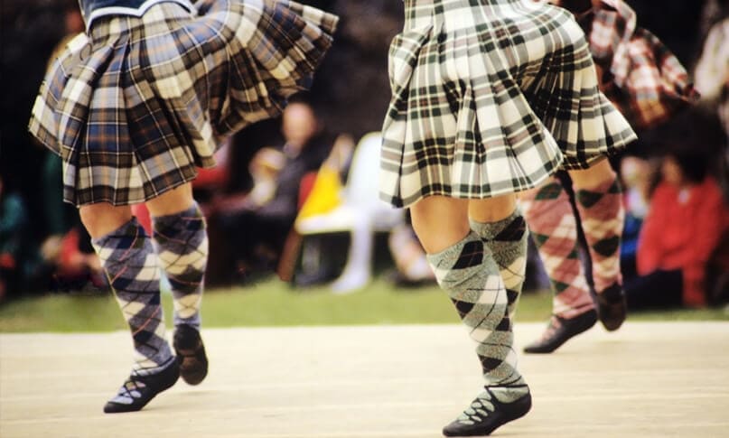 highland dancers