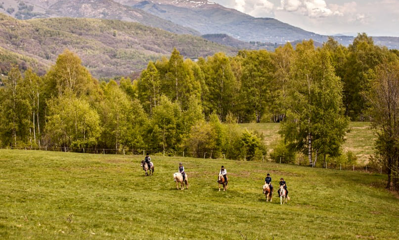 horse riding